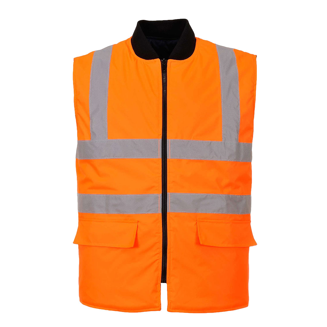 Portwest Hi Vis Reversible Bodywarmer