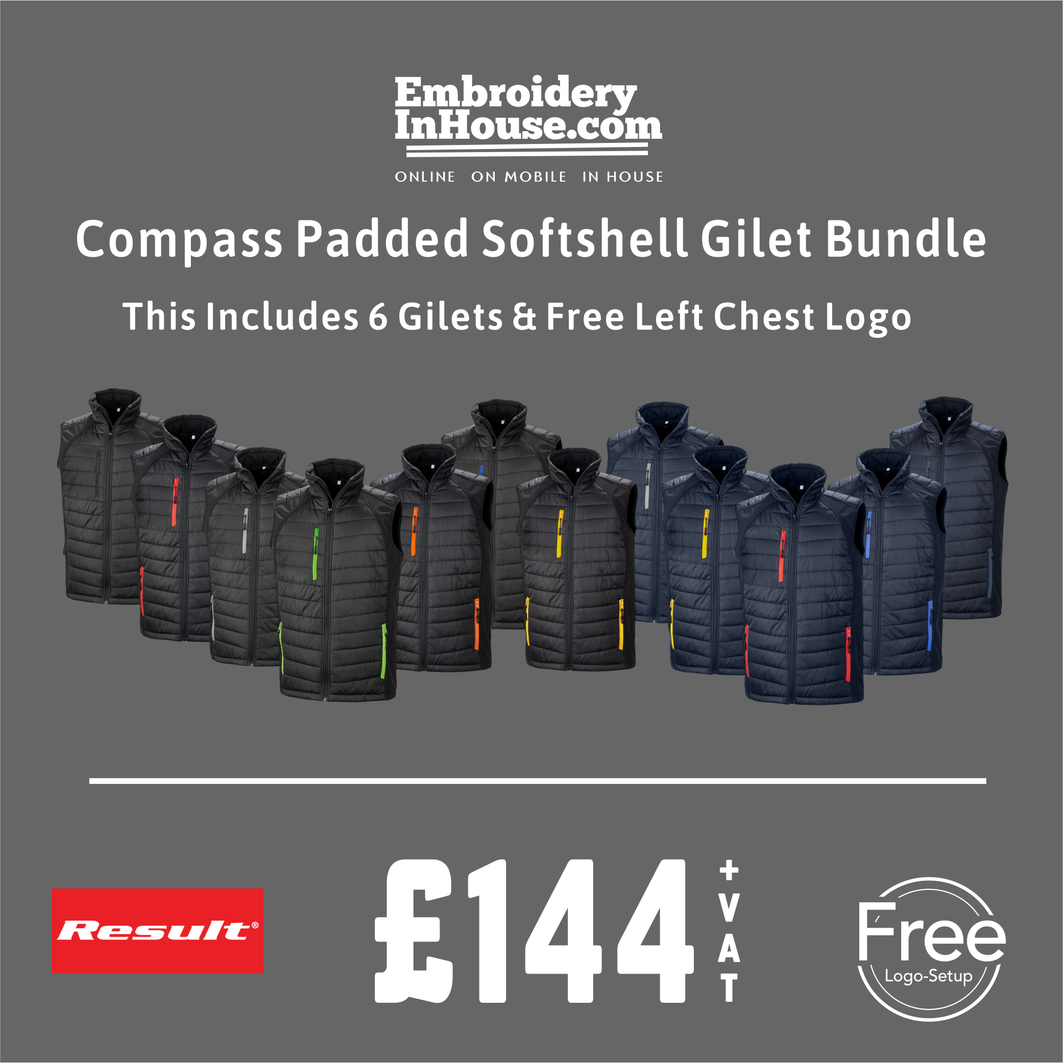 padded gilet bundle